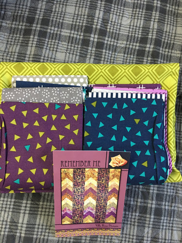 Remember Me Kit 60 X 72  /  kit includes fabric, binding, & pattern.