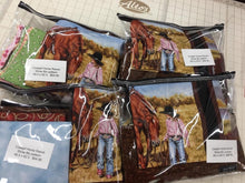 Cowgirl Horse Ranch quilt kit.  size 46 X 62.