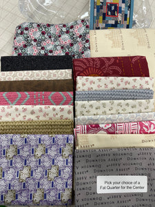 Abbey Show Biz Quilt backing included in Kit 54 X 63   Kit includes fabric, binding, backing, & pattern.
