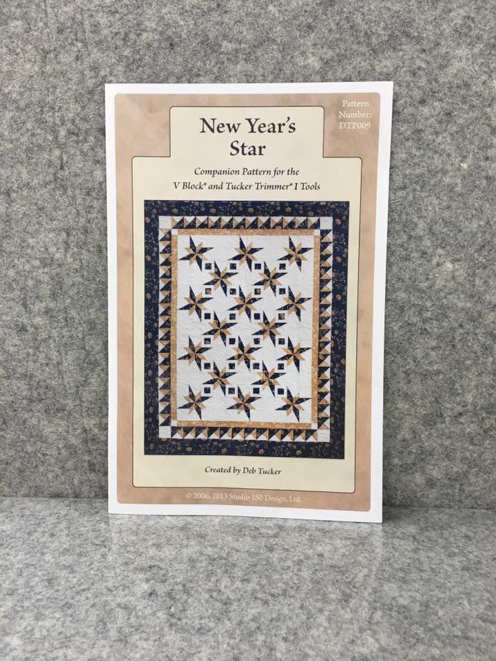 New Year's Star by Studio 180 Designs - Deb Tucker 3 sizes small, med, & large