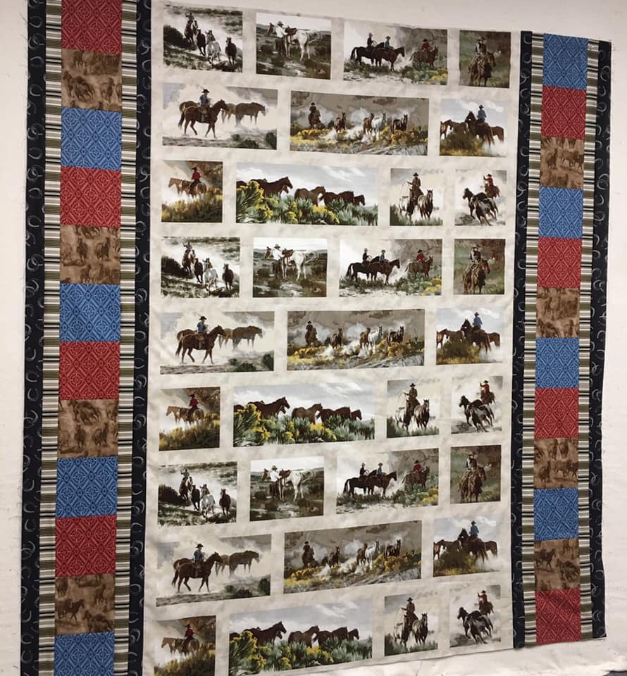 Working the West Kit, pattern Main Course Pattern, size 64 X 72