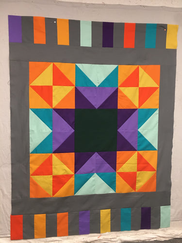 Movie Star Bella  53 X 68.  kit,   Kit includes fabric, binding & pattern.