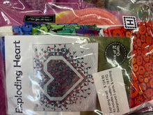 Kaffe Fassett,  #H  Exploding Heart Kit includes pattern, 18 fq, background, & binding.  (one of a kind)