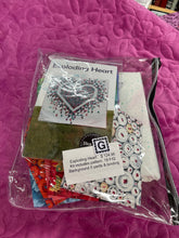 Kaffe Fassett,  #G  Exploding Heart Kit includes pattern, 18 fq, background, & binding  (one of a kind).