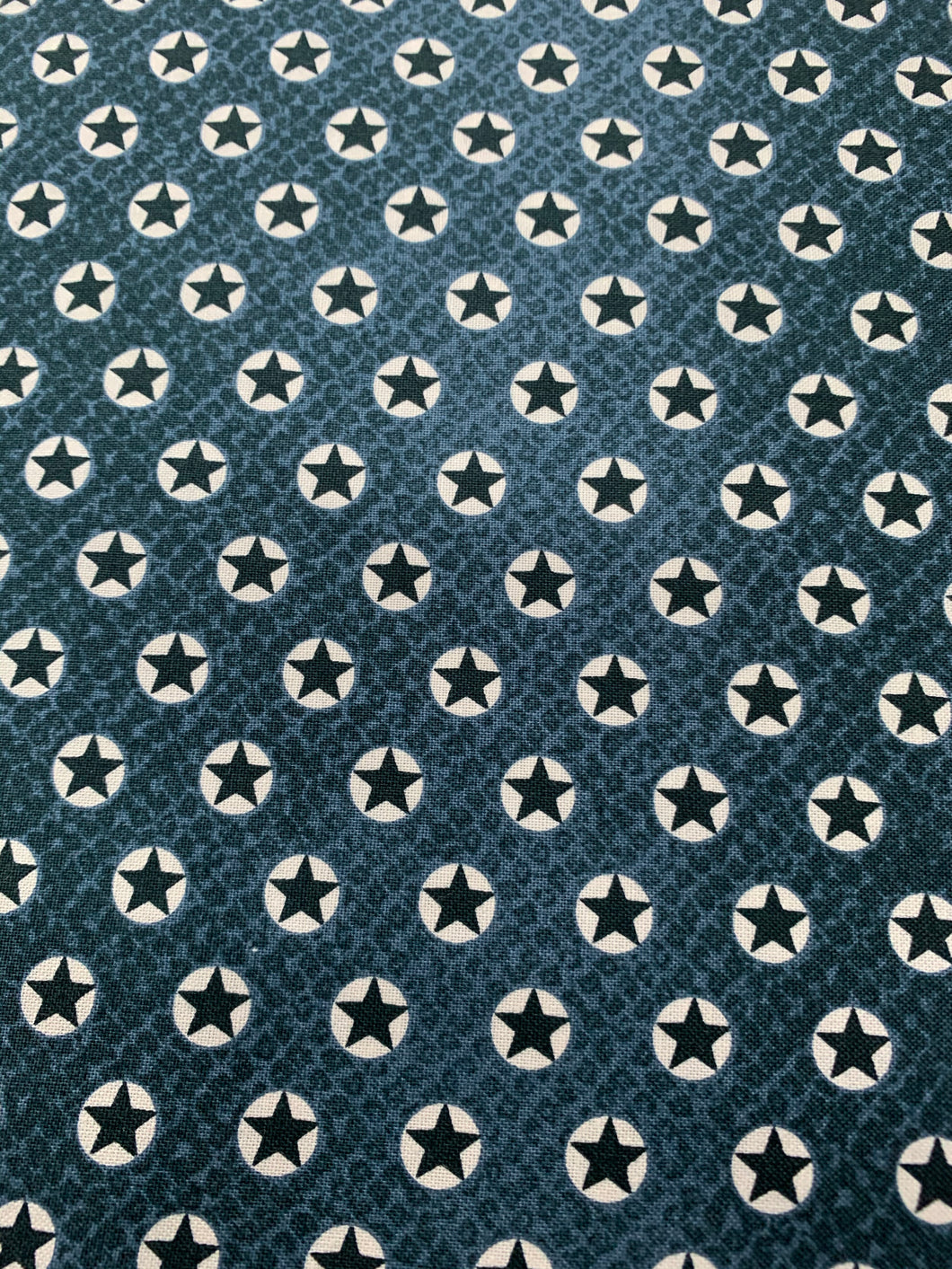 5595 23 Varsity (blue stars) by Sweet Water / Moda  100% cotton